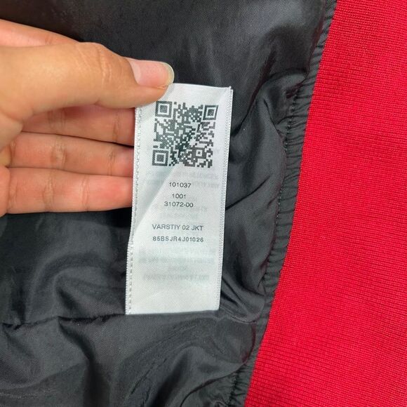 True Religion Black Varsity Jacket with Red and White Details - Picture 6 of 8